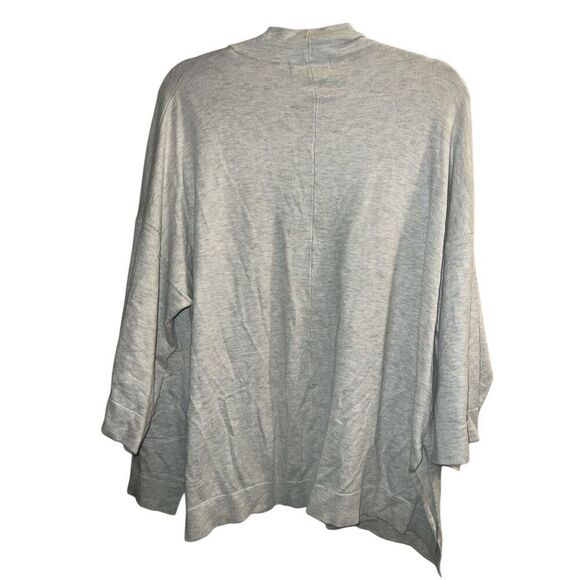✨Zara Grey Open Front Oversized Slouchy Knit Kimono Style Sz Small Cardigan✨ - Picture 9 of 13